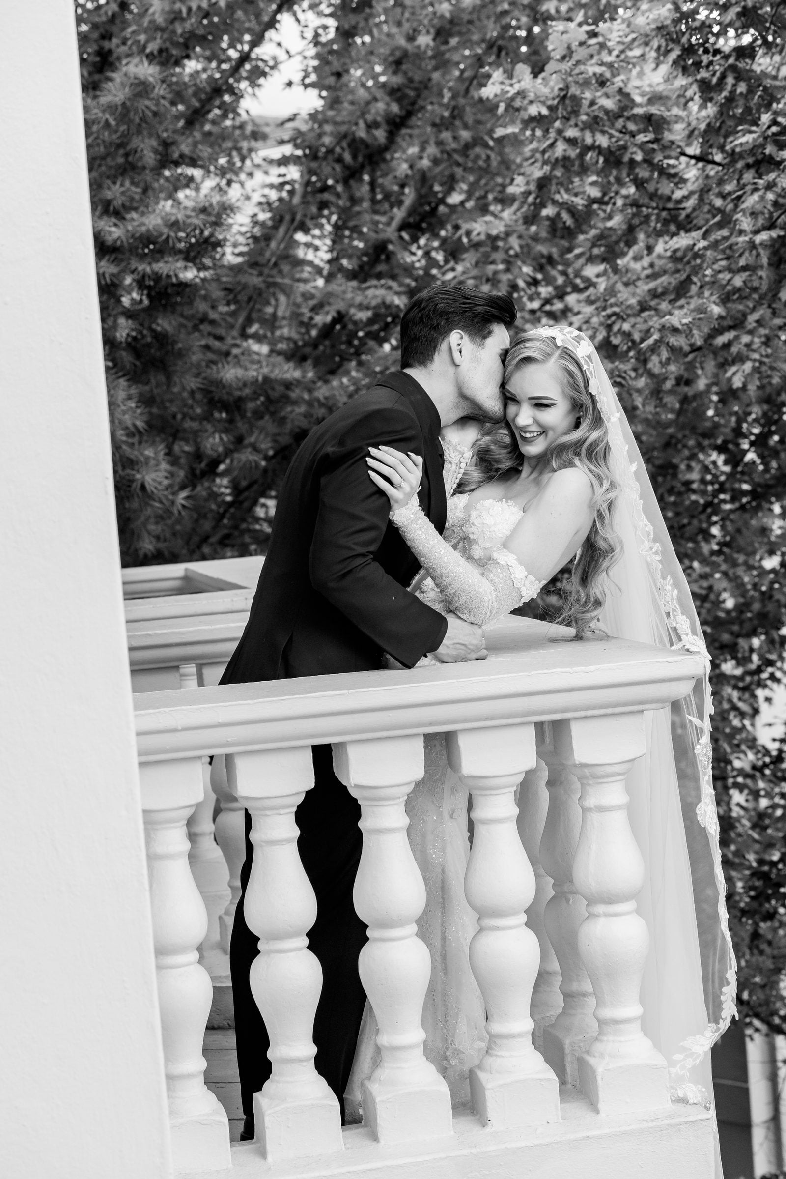A couple framed by CinaStage Studios